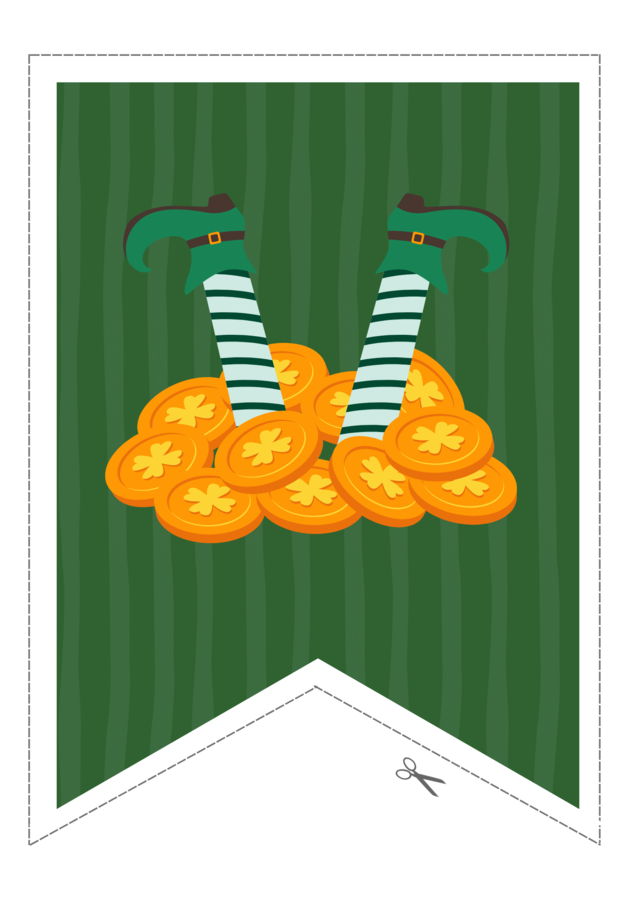 GIRLANDA SAINT PATRICK'S  DAY-Dzień Św Patryka