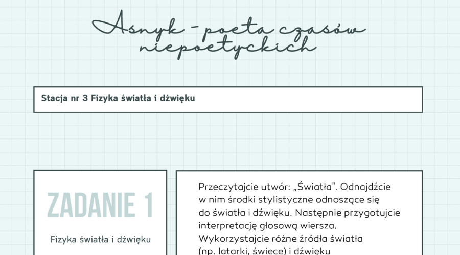 Asnyk - poeta czasów niepoetyckich - world cafe