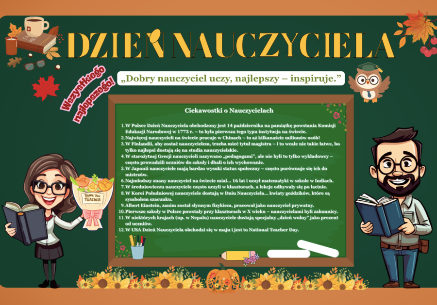 📘 Gazetka „Dzień Nauczyciela” – 51 stron pomysłów, plakat + kartki!