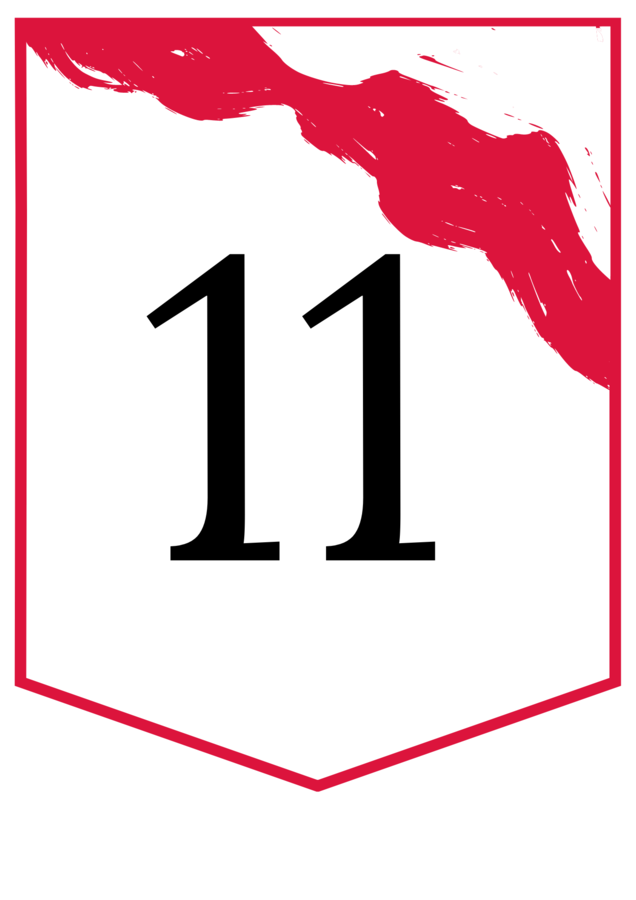 11 LISTOPADA - Święto Odzyskania Niepodległości- – biblioteka – świetlica – GIRLANDA – gazetka