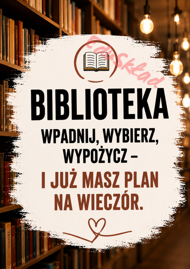 📚 Gazetka biblioteczna – hasła, które zachęcają do czytania