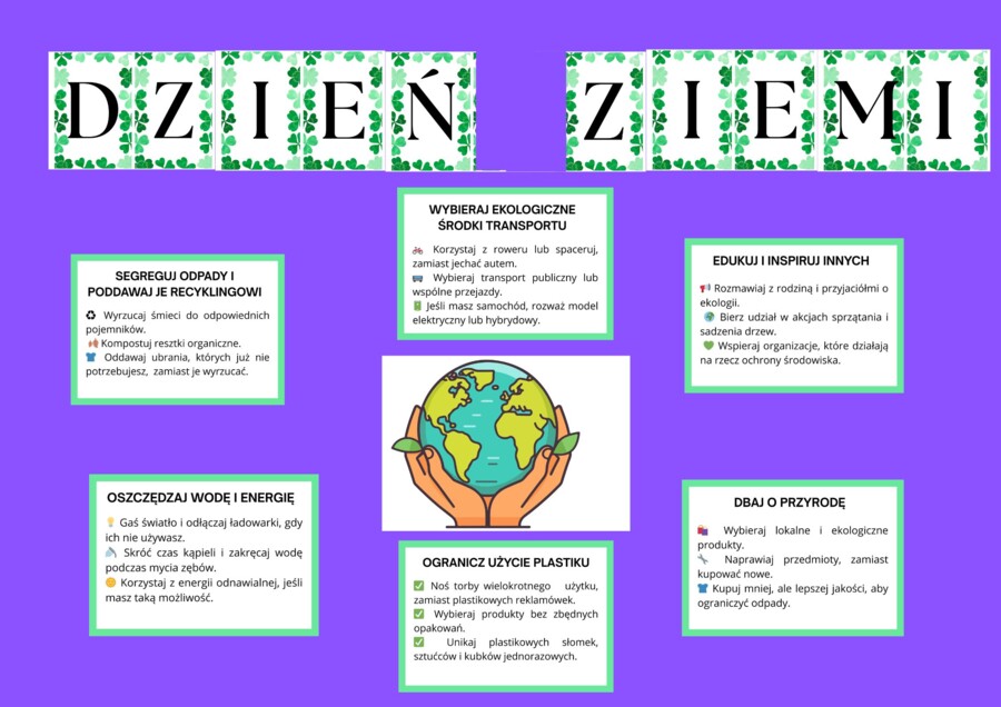 Gazetka Dzień Ziemi