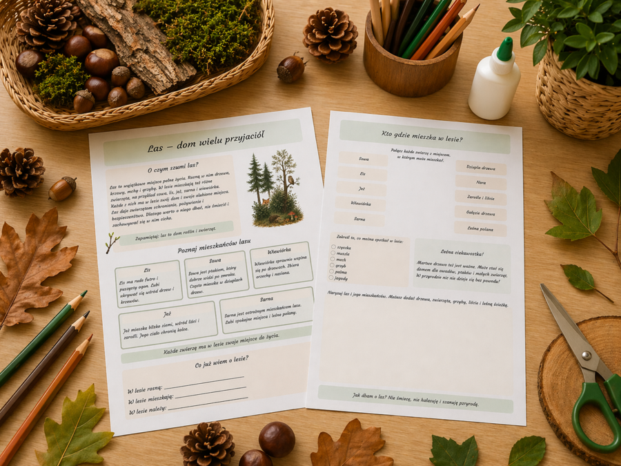 Las – dom wielu przyjaciół