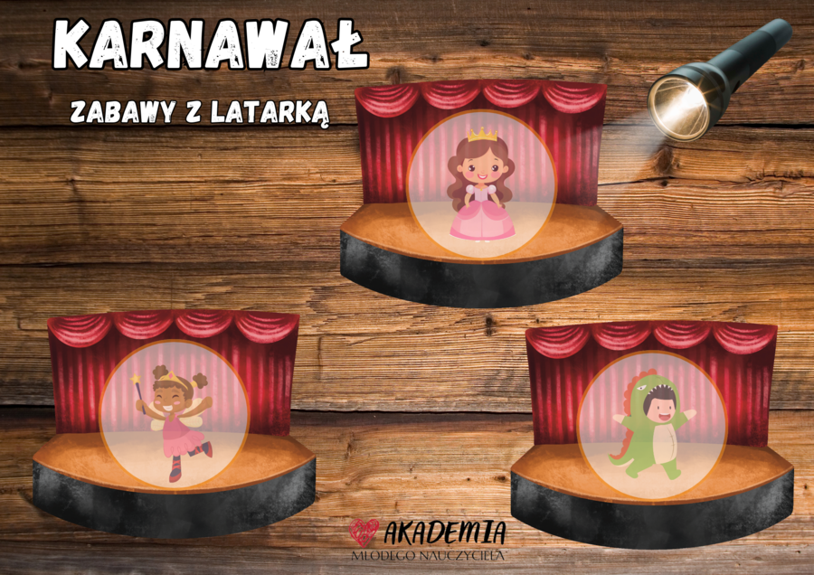 ZABAWA KARNAWAŁOWA Z LATARKĄ