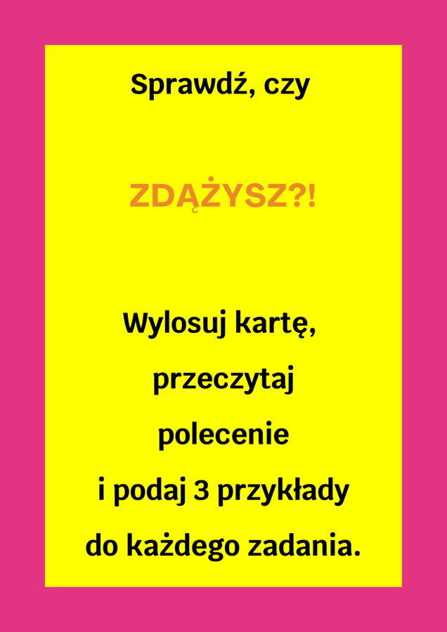 Zdążysz?! -gramatyka-