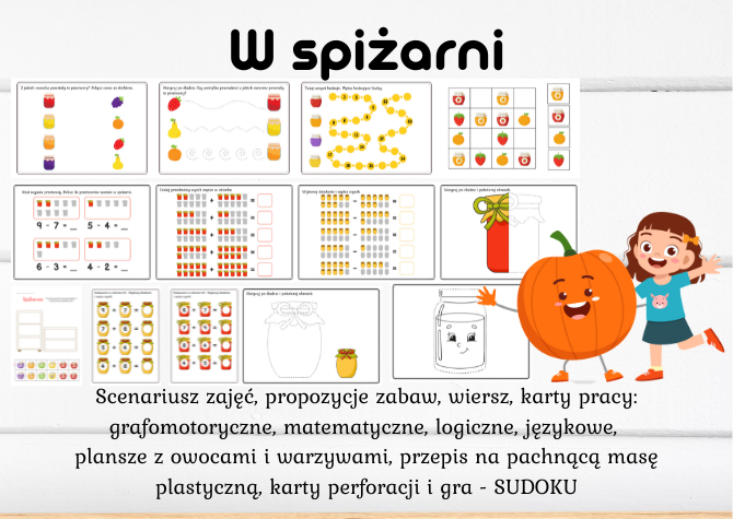Pakiet materiałów: W spiżarni - pakiet jesienny