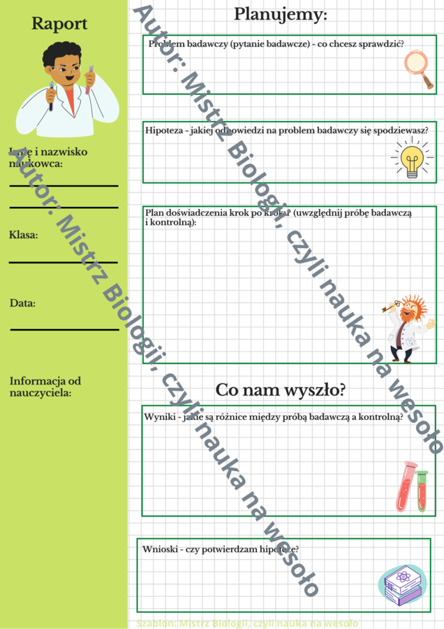 Raport z doświadczenia