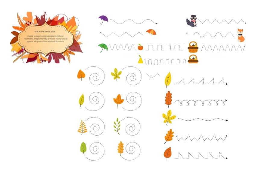 PIERWSZY DZIEŃ JESIENI - JESIENNY ZESZYT AKTYWNOŚCI