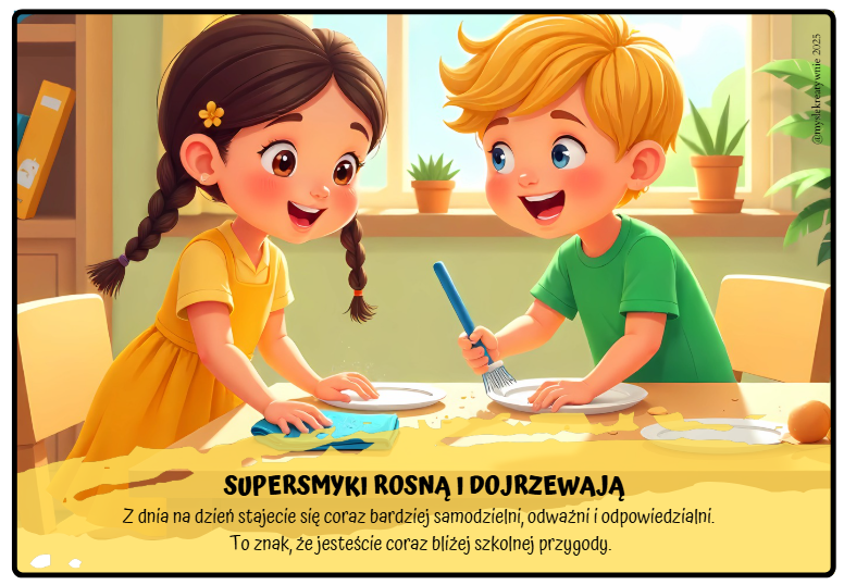 SUPERSMYKI - plansze powitalne wersja dla zerówki