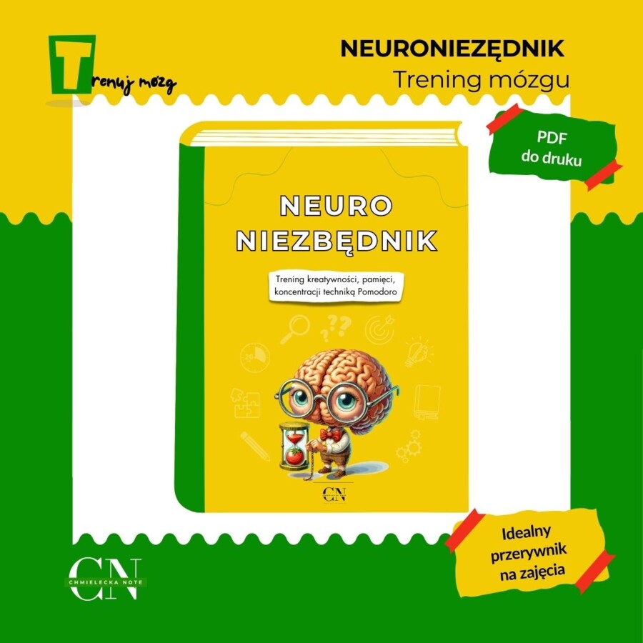 NeuroNiezbędnik Trening mózgu: Ćwiczenia na koncentrację, pamięć, kreatywność dla dzieci i nastolatków