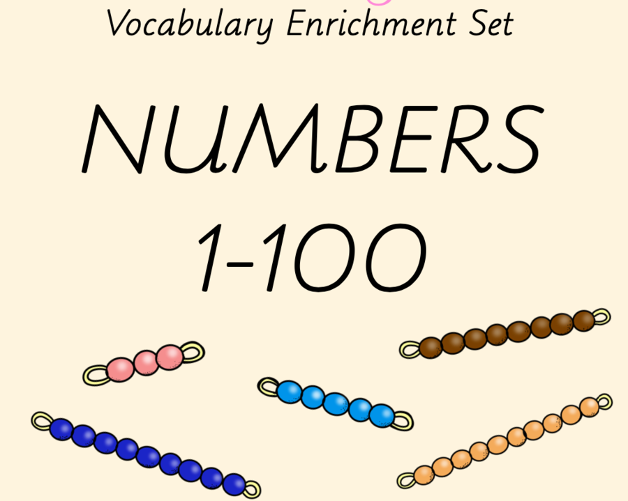 Zestaw kart obrazkowych: NUMBERS 1-100