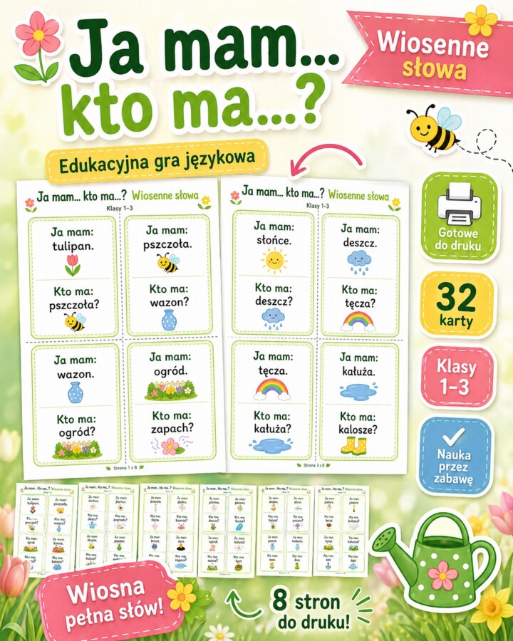 Ja mam... kto ma... Wiosenne słowa