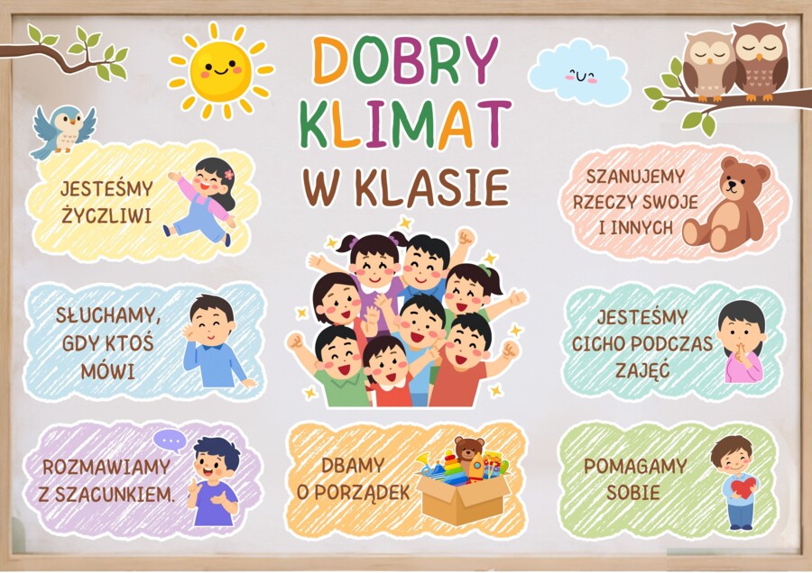DOBRY KLIMAT W KLASIE - zestaw materiałów
