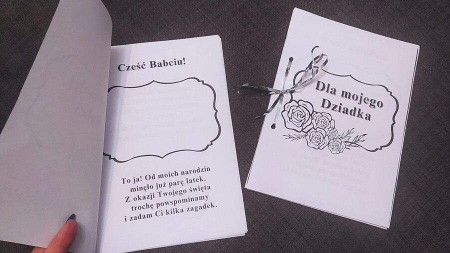Książeczki i kalendarze dla babci i dziadka