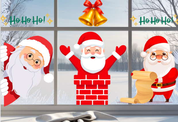 🎄✨ MEGA PAKIET ZIMOWO-ŚWIĄTECZNY| Dwustronne ozdoby - aż 50 elementów! ✨🎄|Idealne na gazetkę|okna lud drzwi klasy