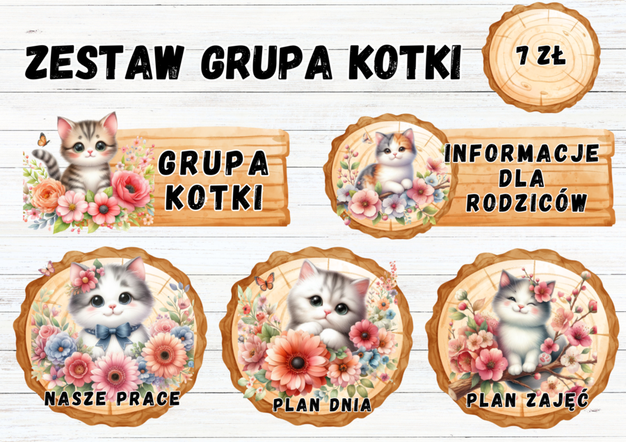 ZESTAW GRUPOWY GRUPA "KOTKI"