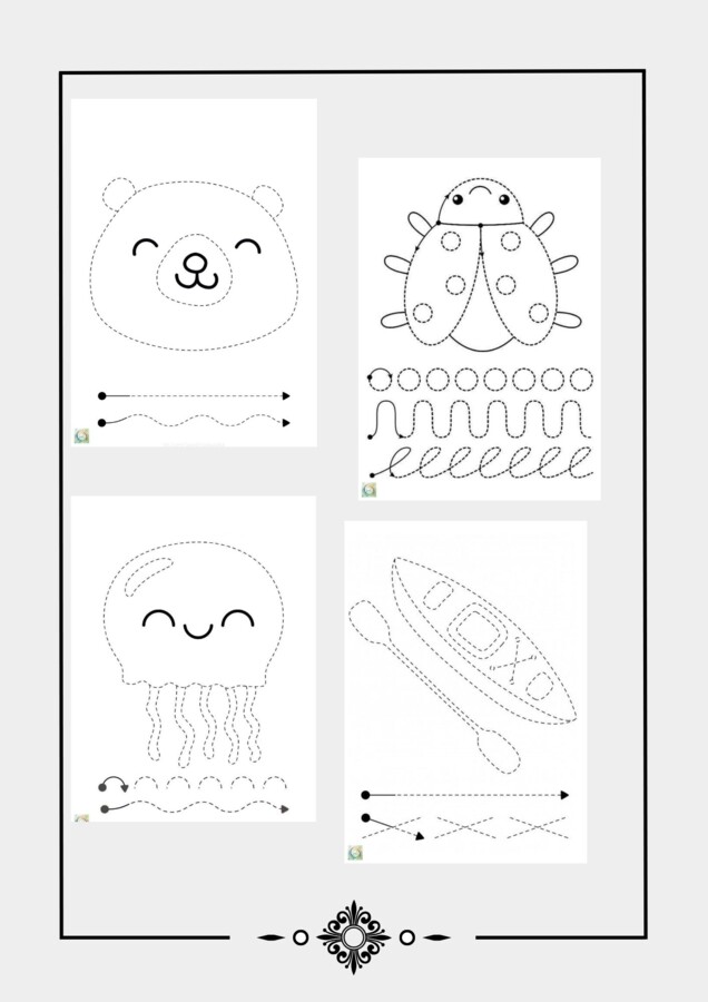 ĆWICZENIA GRAFOMOTORYCZNE DLA NAJMŁODSZYCH.