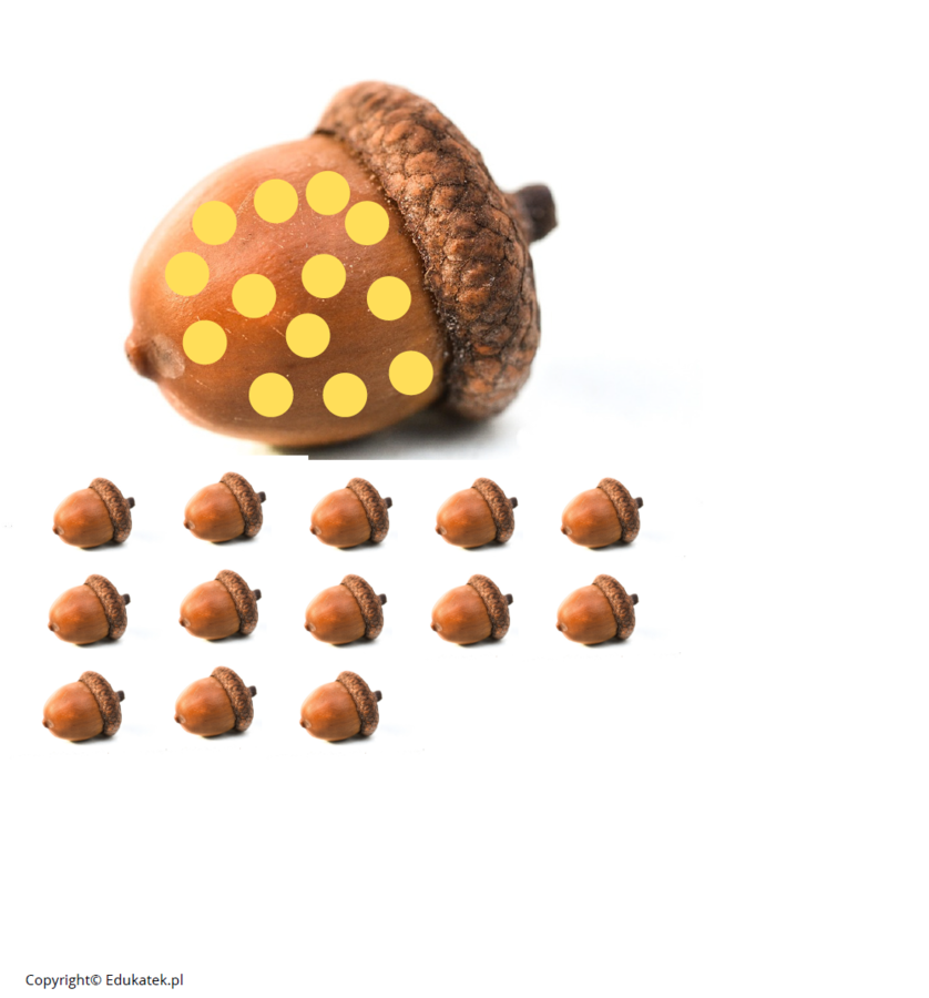 Jesienna matematyka – zabawa matematyczna