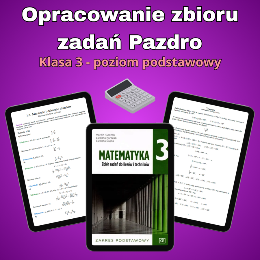 Opracowanie zbioru zadań Pazdro 3P