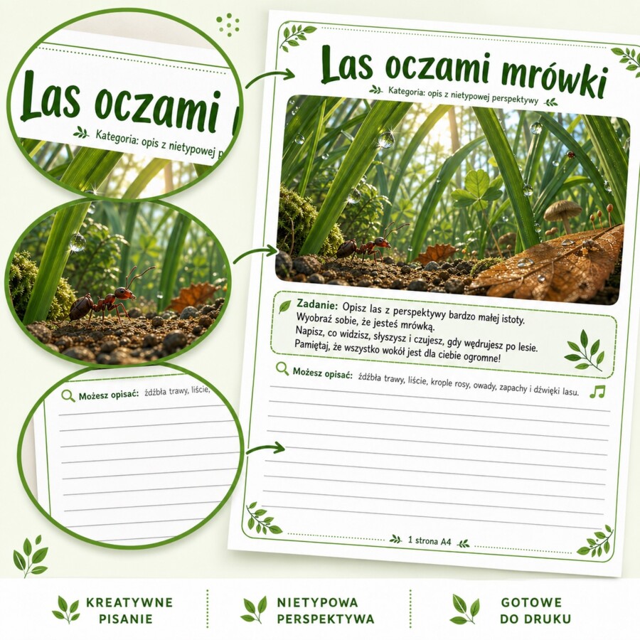 Las oczami mrówki