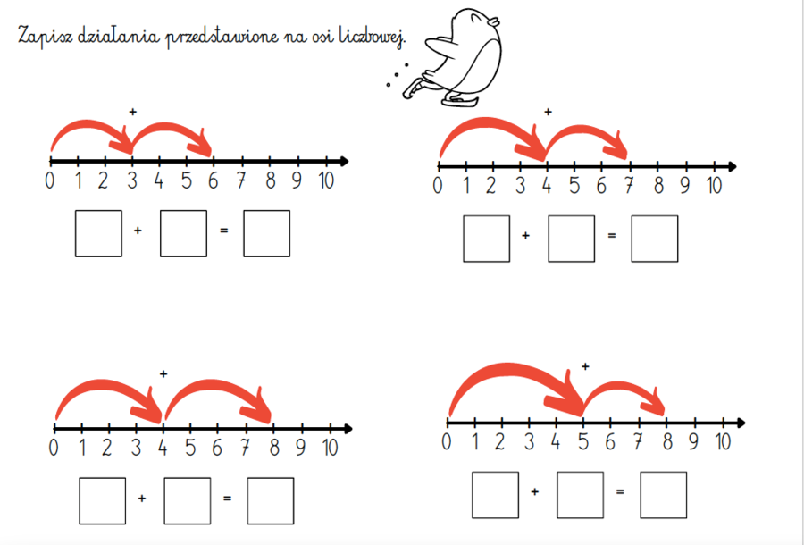 Zimowa matematyka dla smyka