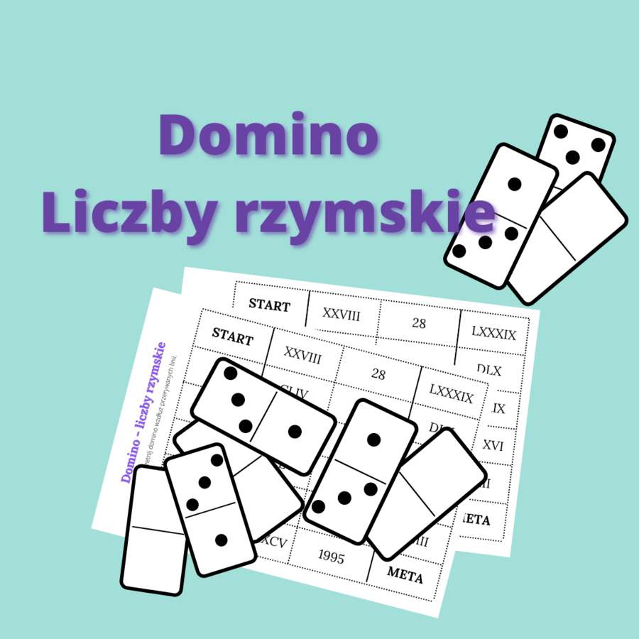Domino - liczby rzymskie