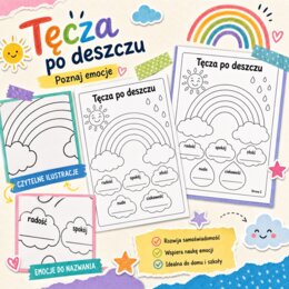 Tęcza po deszczu