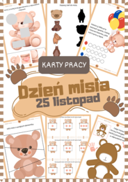 Dzień pluszowego misia - karty pracy