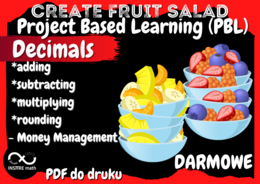 DARMOWE. Innowacja matematyczna: Matematyka po angielsku. Math in English. Middle School Math Project Based Learning (PBL)