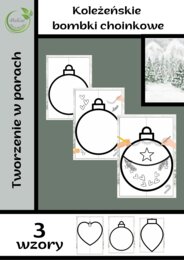 Koleżeńskie bombki choinkowe - tworzenie w parach
