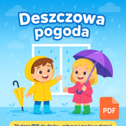 Karty pracy „Deszczowa pogoda”