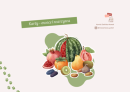 Owoce i warzywa - karty do gry
