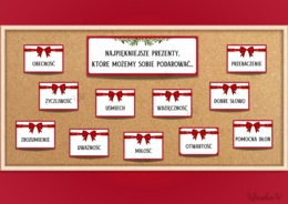 „Najpiękniejsze prezenty, które możemy sobie podarować...” - świąteczna gazetka szkolna