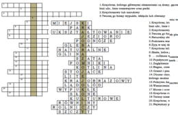 Logogryf na podsumowanie działu Poznajemy krajobraz najbliższej okolicy