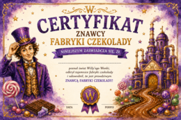 Charlie i fabryka czekolady zestaw materiałów kolorowe