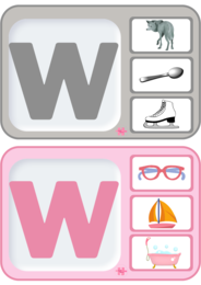 Klamerkowe zabawy - litery