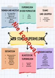 Die Superhelden A2 niemiecki scenariusz:tekst, ćwiczenia,odmiana przymiotnika po rodzajniku nieokreślonym