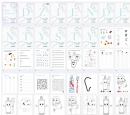 Dzień Dentysty - Girlanda+ zadania 40 STRON!