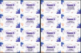 Jobs (zawody) gra „Name 3” /60 haseł