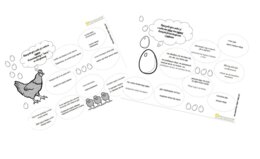 Polsko - ukraińskie karty pracy ze związkami frazeologicznymi (kura, jajko)