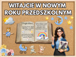 WITAJCIE W NOWYM ROKU PRZEDSZKOLNYM