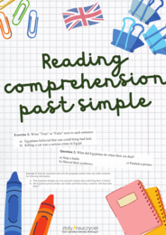 Reading comprehension, czytanie ze zrozumieniem past simple