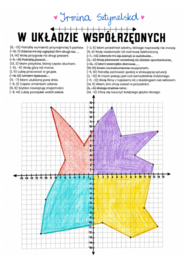 Gazetka klasowa/Karta Pracy Ja w Układzie Współrzędnych+dekoracja