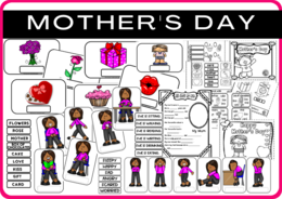 MOTHER'S DAY - KARTY PRACY / FLASHCARDS