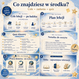 Prezentacja na lekcję. Stworzenie świata i człowieka.
