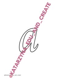 Szablon liter - charm - małe