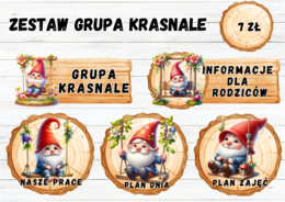 ZESTAW GRUPOWY GRUPA KRASNALE