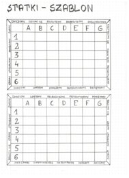 klasa 5 - GRA W STATKI