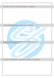 Król Edyp - Sofokles, Pytania i Odpowiedzi