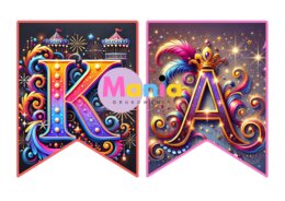 Karnawał/ Bal Karnawałowy - banery i ozdoby sali